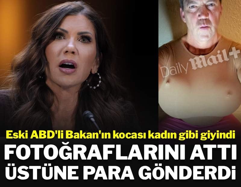Eski İç İstihbarat Bakanı'nın kocası kadın gibi giyindi: fotoğraflarıyla birlikte 25 bin dolar gönderdi