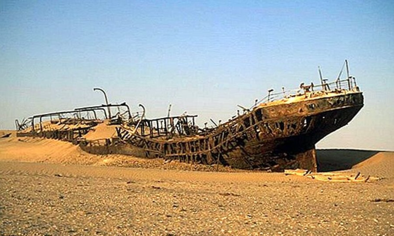 Okyanusta kaybolan gemi çölün altından çıktı: Çuval çuval hazine var ama insan yok