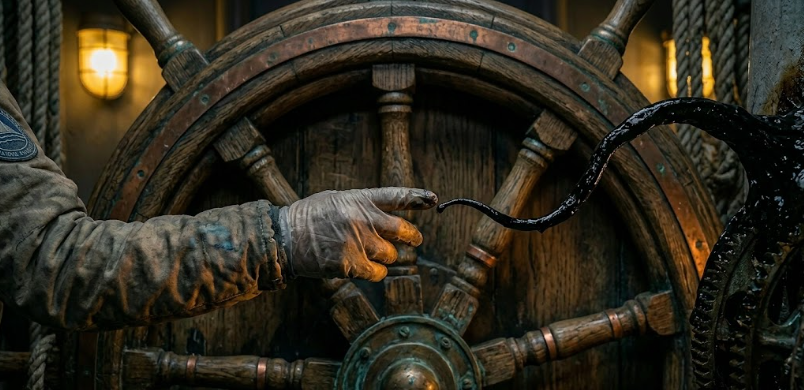 Gemi enkazında bulunan siyah yapışkan alarma geçirdi: Canlı çıktı