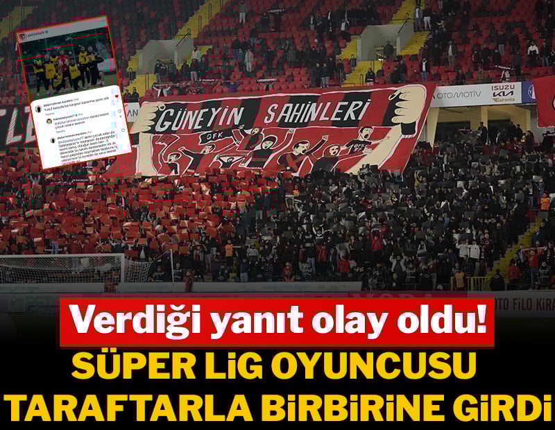 Süper Lig yıldızı, taraftarla birbirine girdi