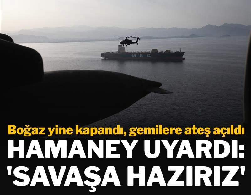 Hamaney açıkladı: 'Savaşa hazırız'