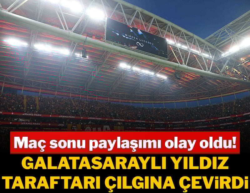 Puan kaybı sonrası paylaşımı, Galatasaraylı taraftarları çıldırttı!