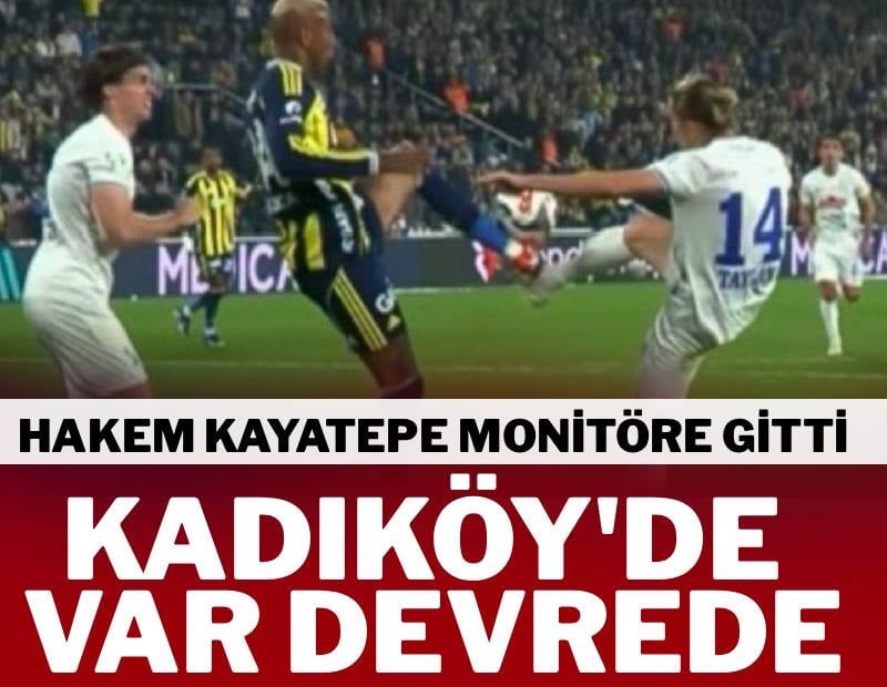 VAR devreye girdi penaltı geldi