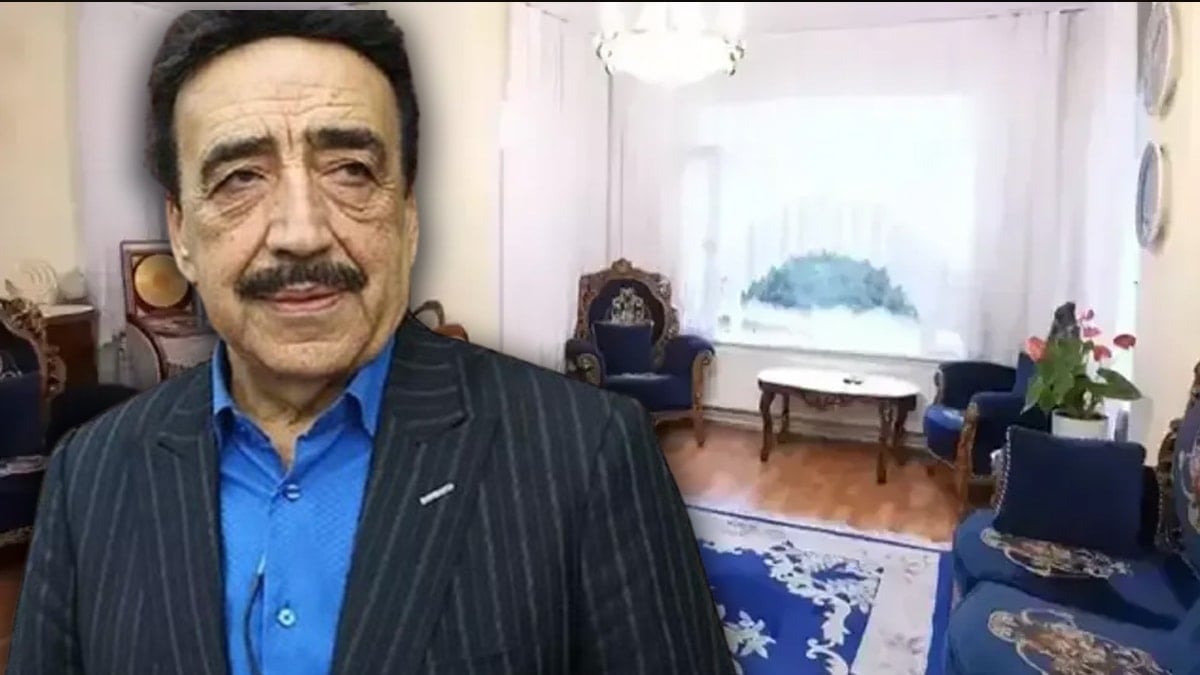 Apartman dairesindeki mütevazı yaşamı dikkat çekti