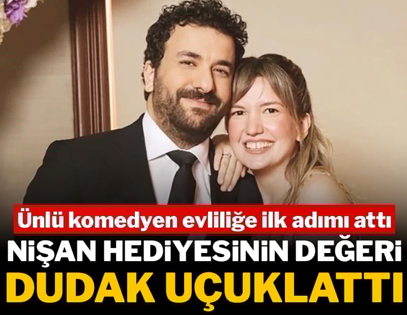 Ünlü komedyenden nişanlısına 100 bin dolarlık hediye
