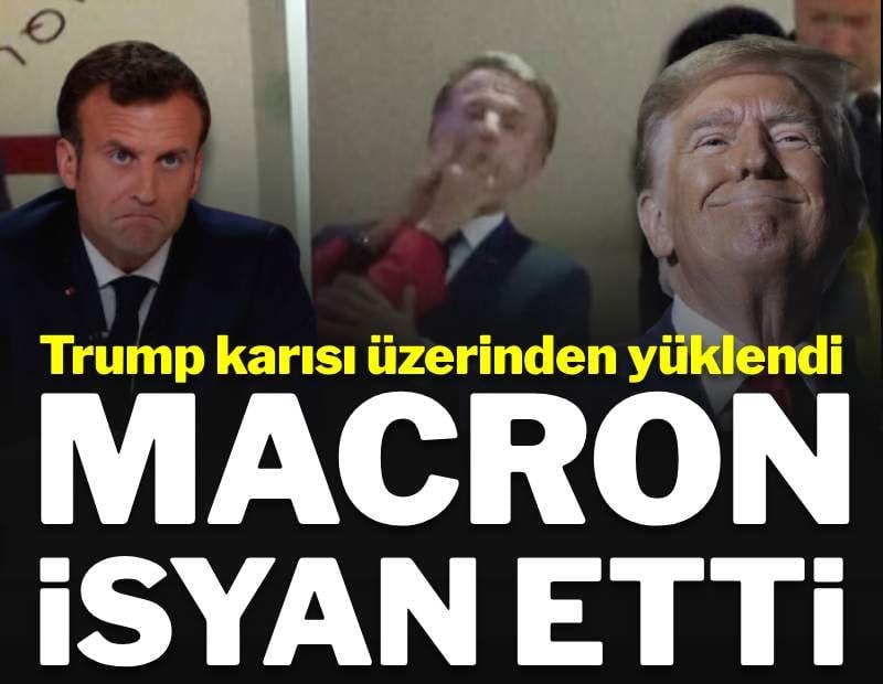 Trump'ın karısı üzerinden yüklendiği Macron isyan etti