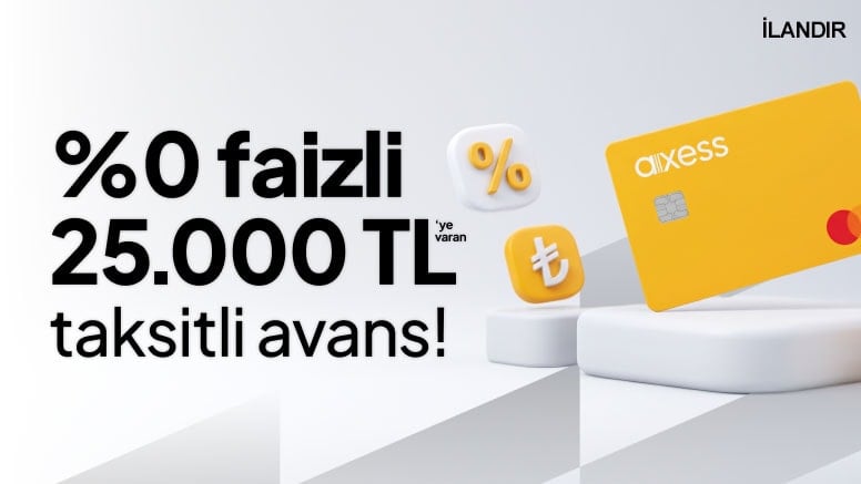 %0 Faizli 25.000 TL Taksitli Avans ve 22.000 TL’ye varan Chip-Para!