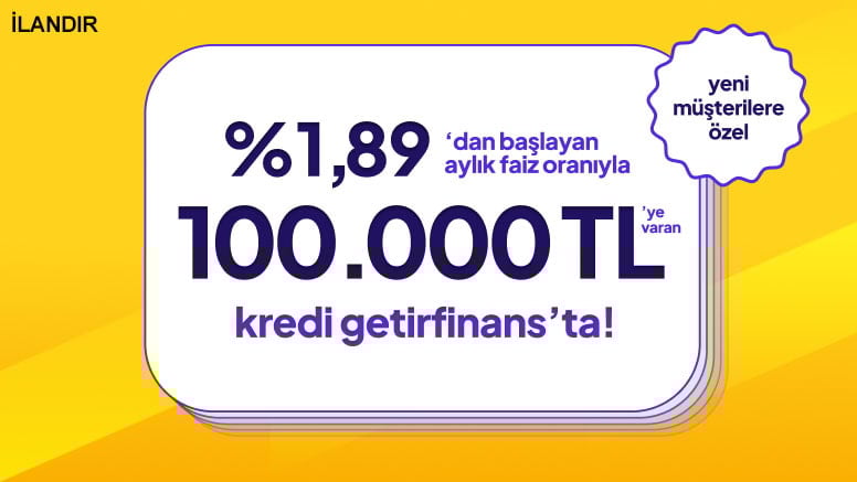 %1,89 Faizli 100.000 Kredi Fırsatı!