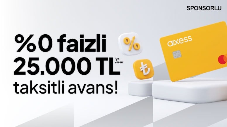 %0 Faizli 25.000 TL Taksitli Avans ve 22.000 TL’ye varan Chip-Para!