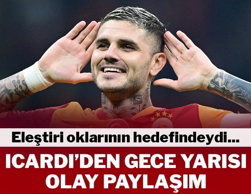 Icardi'den gece yarısı olay paylaşım! 'Ne uyduracaklar...'