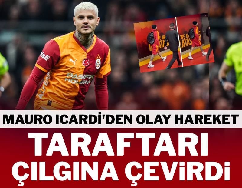Icardi'den taraftarı çılgına çeviren hareket