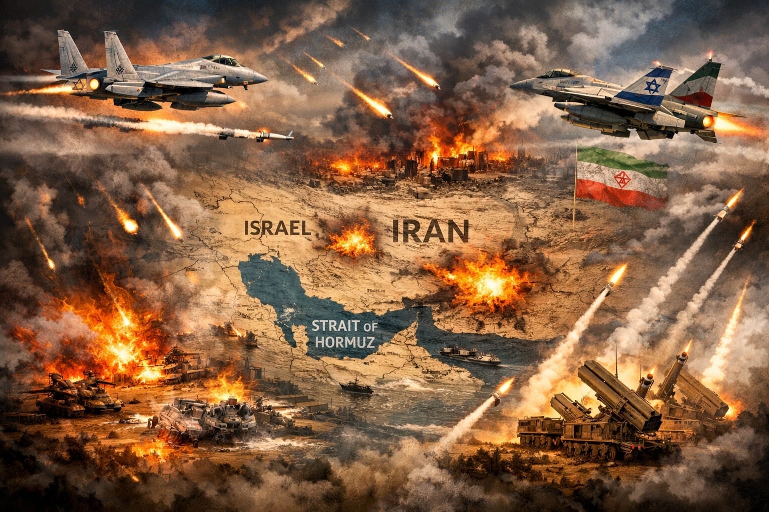 Bir yanda açıklamalar bir yanda ateşlenen füzeler | Savaş'ta 34'üncü gün