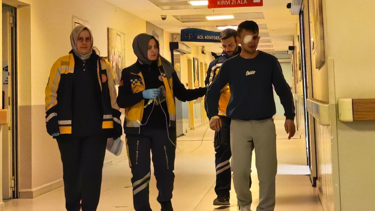 İşçinin gözüne ok gibi saplandı! Korkunç iş kazası