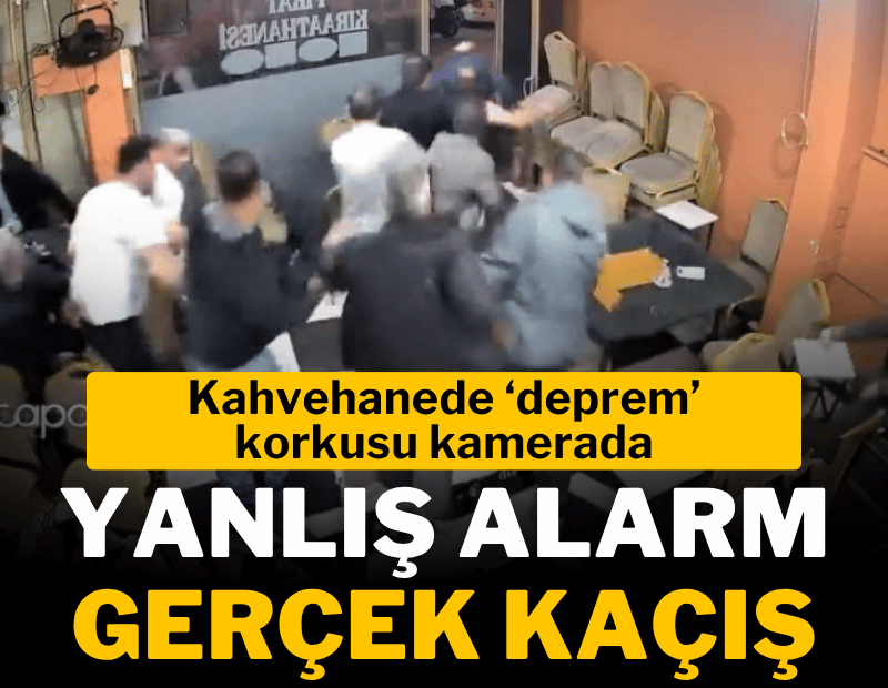 Araçtan çıkan yüksek ses camları titretti; müşteriler deprem sanıp kaçtı