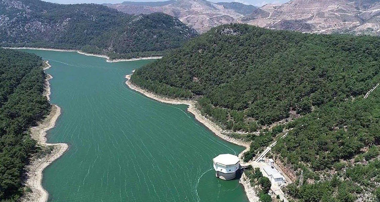 Tamamen kuruyan barajda rekor artış