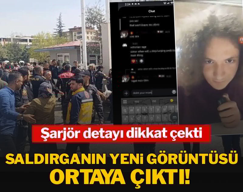Saldırganın yeni görüntüsü ortaya çıktı! Şarjör detayı dikkat çekti