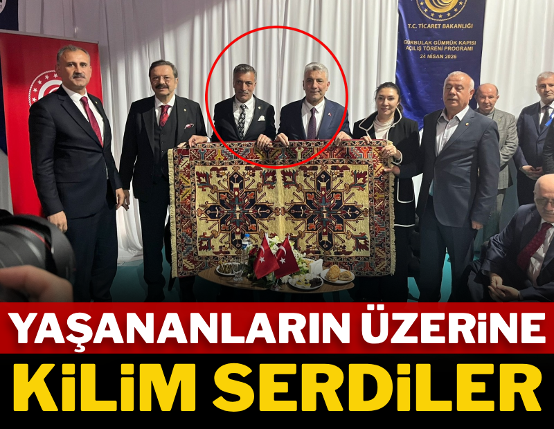 Yaşananların üzerine kilim serdiler
