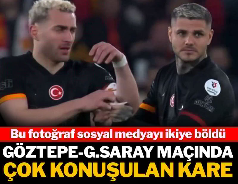 Göztepe-Galatasaray maçına damga vuran kare