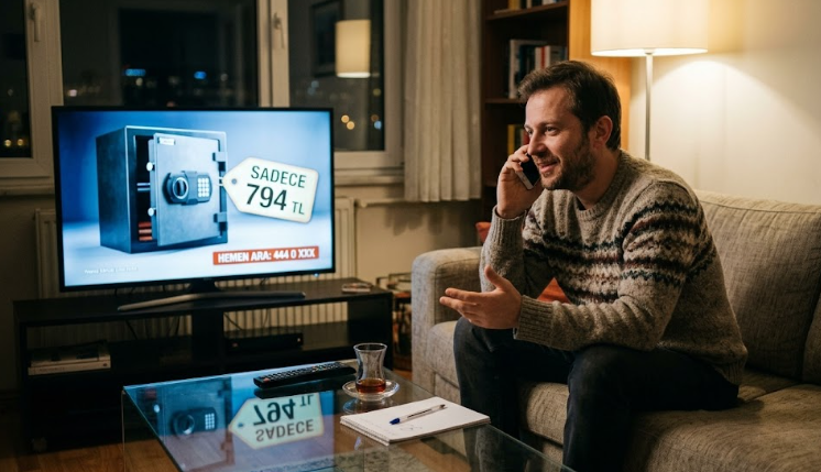 Reklamda görüp aldığı 794 TL'lik kasanın içinden servet çıktı