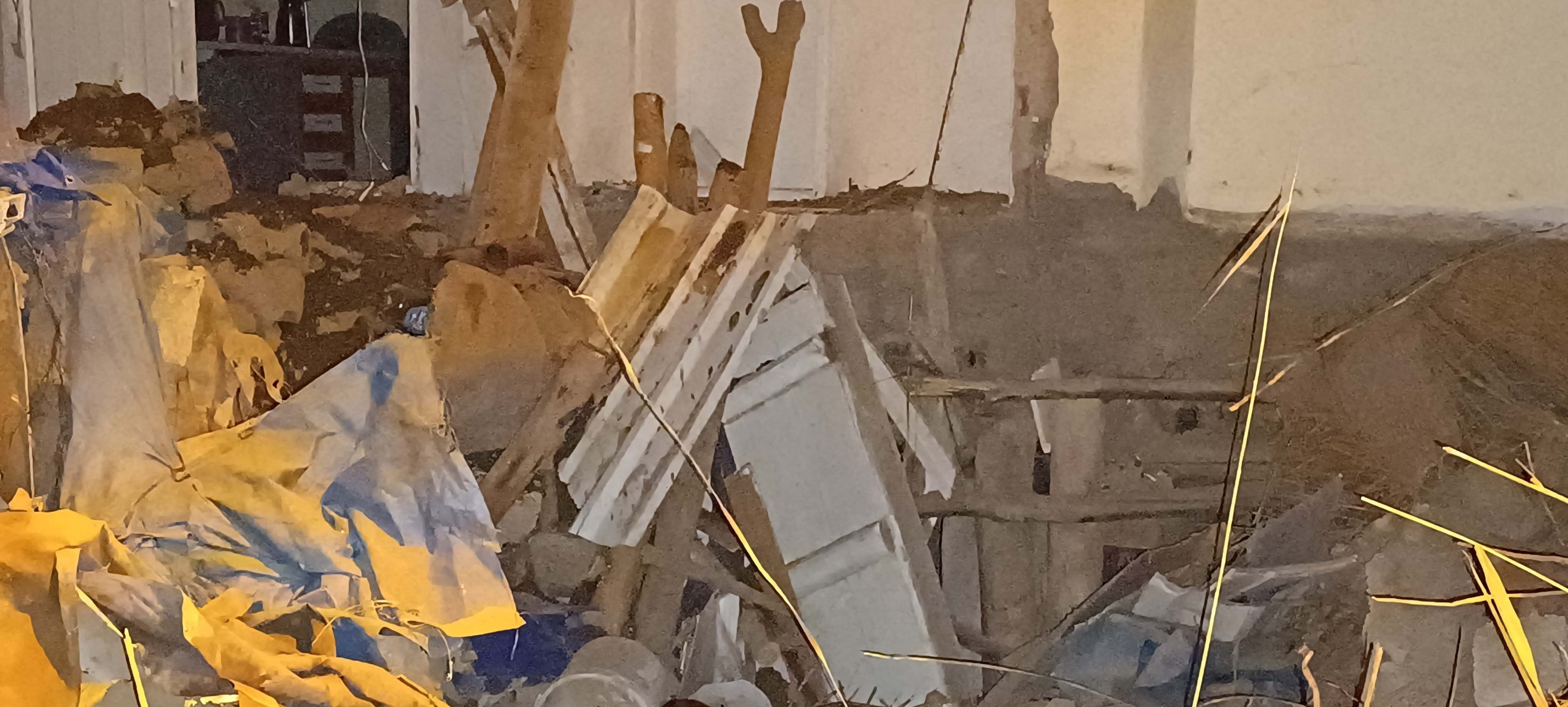 Kayseri’de müstakil ev çöktü; hasar oluştu