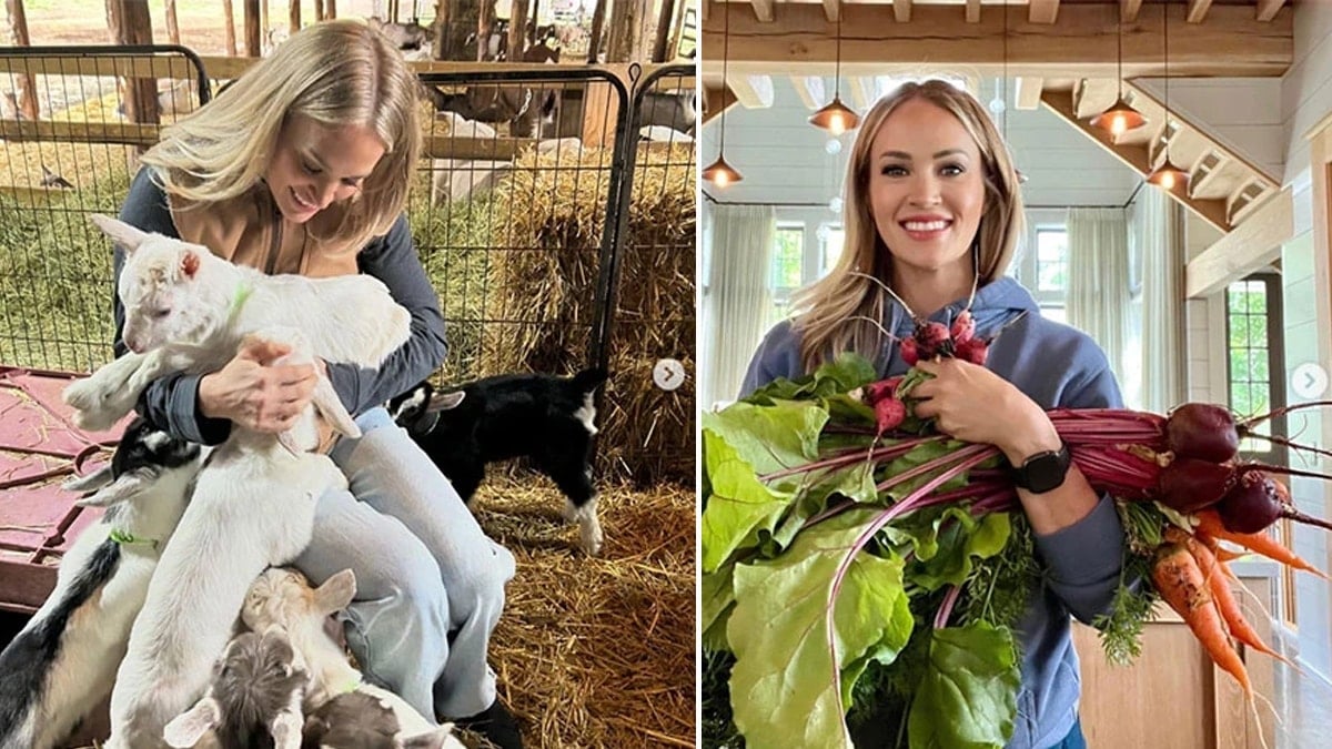 Ünlü şarkıcı ojeli tırnaklarıyla hem ekiyor hem biçiyor