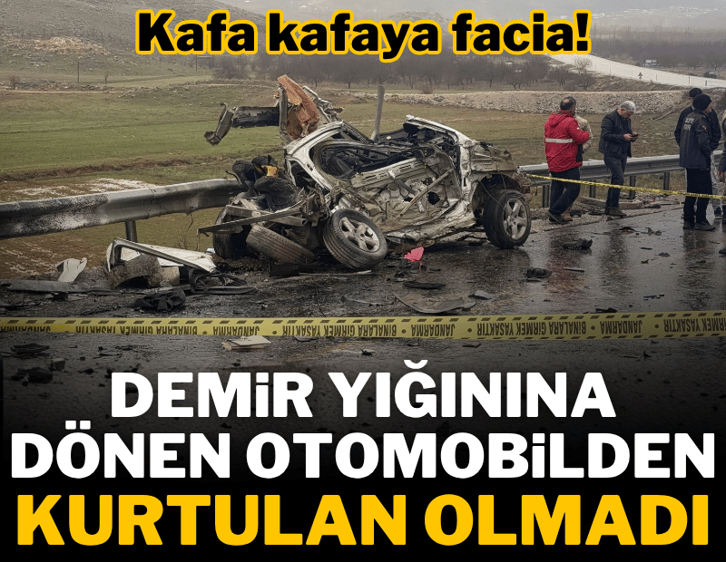 Kafa kafaya facia; Kazada otomobilde kurtulan olmadı