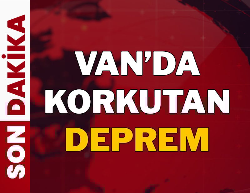 Van güne depremle uyandı! 