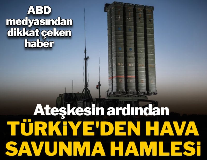 Bloomberg'den dikkat çeken haber: Savaştan sonra Türkiye'den hava savunma hamlesi