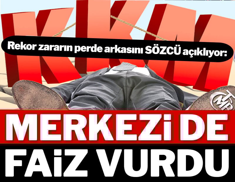 Merkezi de faiz vurdu