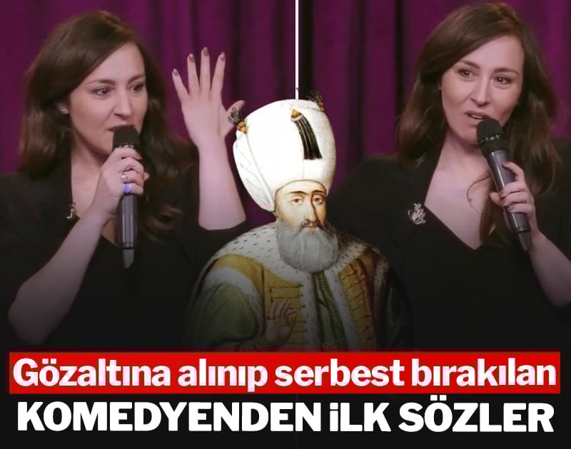 Gözaltına alınıp serbest bırakılan komedyenden ilk sözler