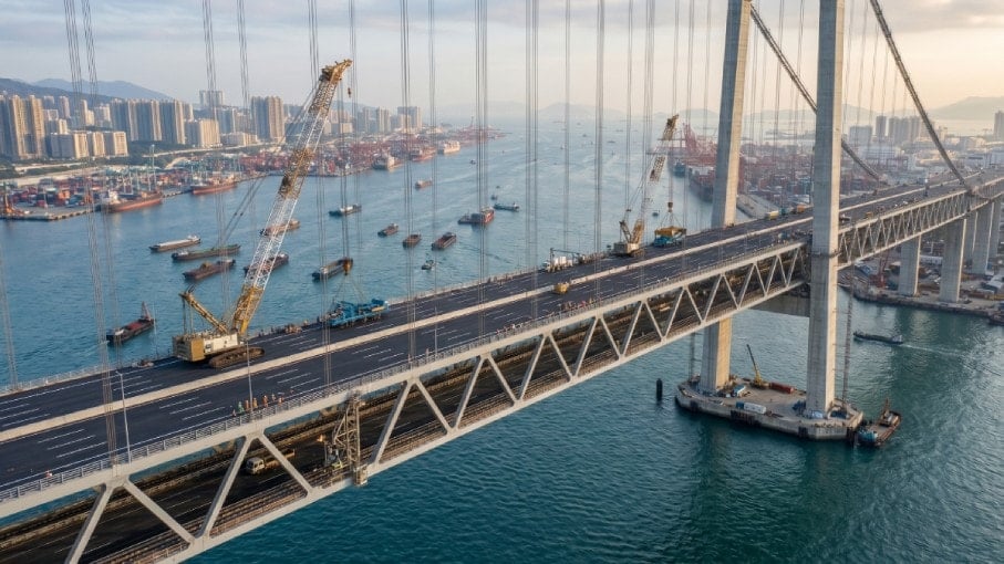 16 şeritli çift katlı köprüde kritik eşik aşıldı: Dünyanın en büyüğü olacak