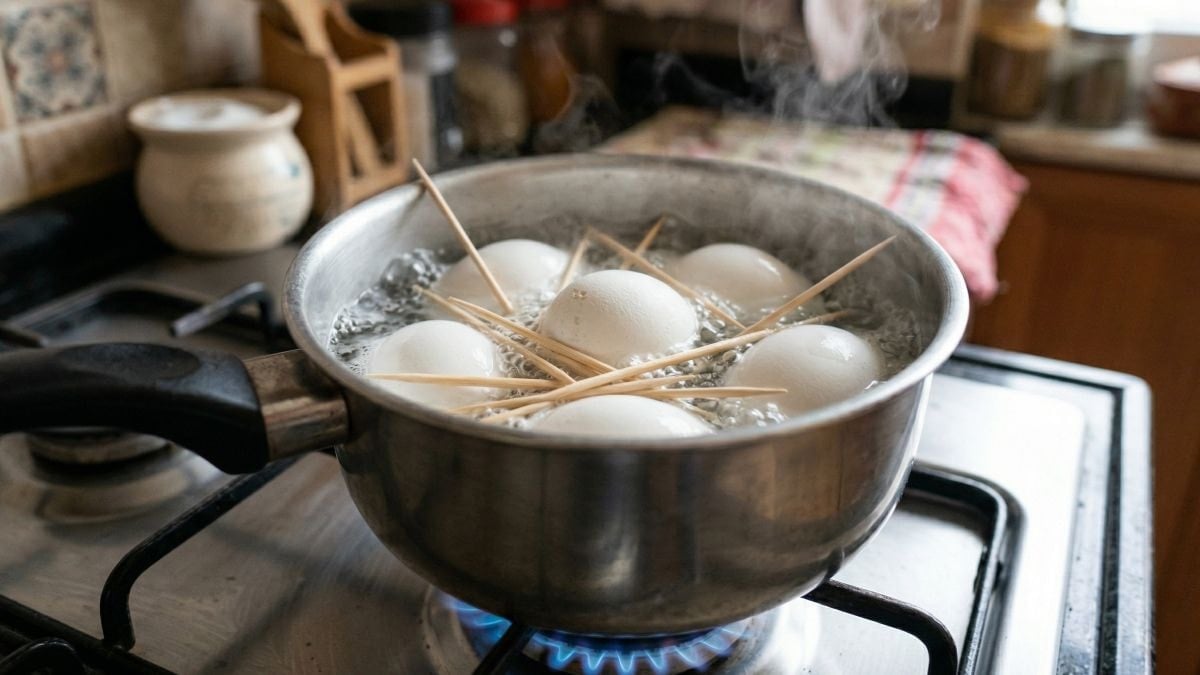 Yumurta haşlarken suya kürdan atanlar o problemi anında çözüyor