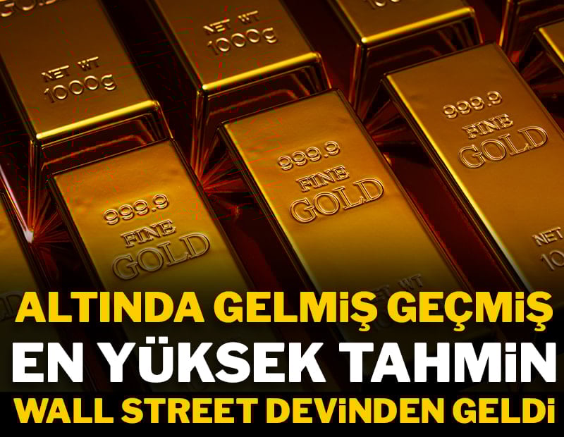 Altında gelmiş geçmiş en yüksek tahmin Wall Street devinden geldi