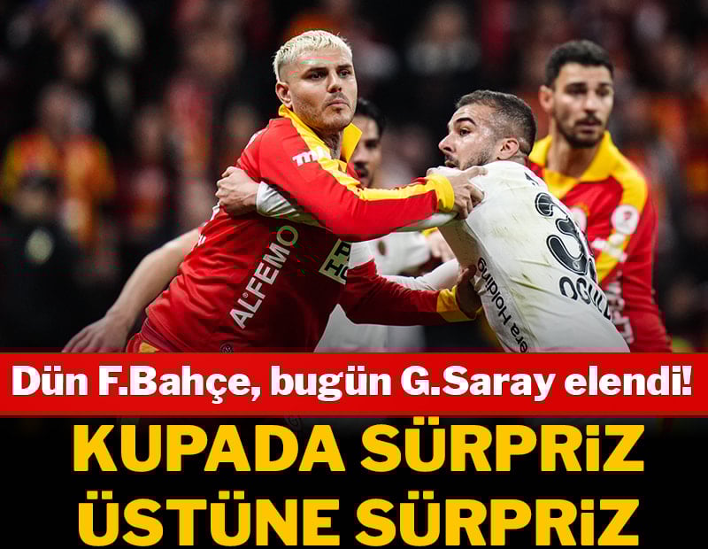Galatasaray kupada şoku yaşadı