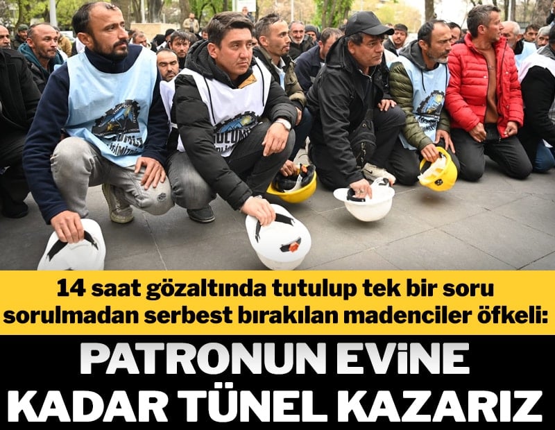 Patronun evine kadar tünel kazarız