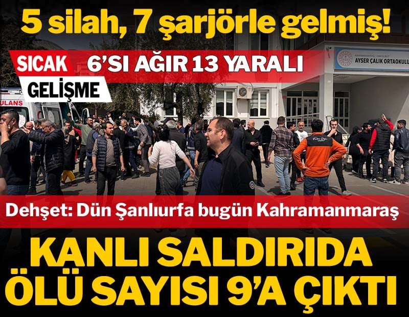 Son dakika... Bir kanlı okul saldırısı daha! 5 silah 7 şarjörle geldi: 9 ölü