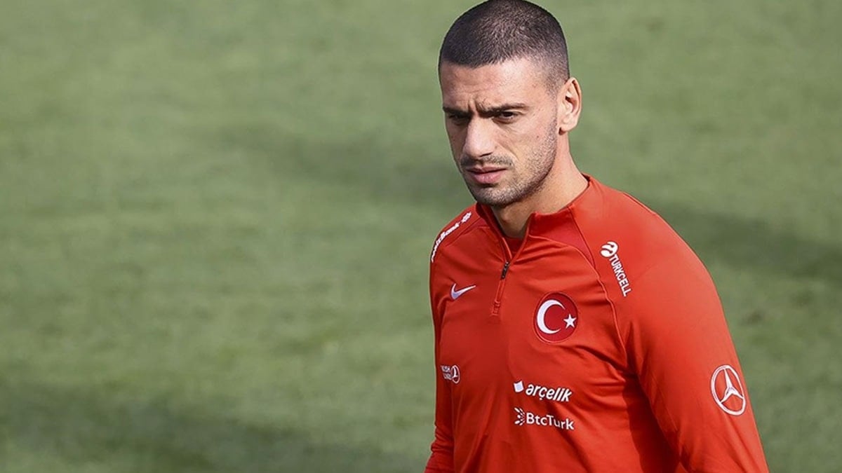 Milli yıldız Merih Demiral final maçında