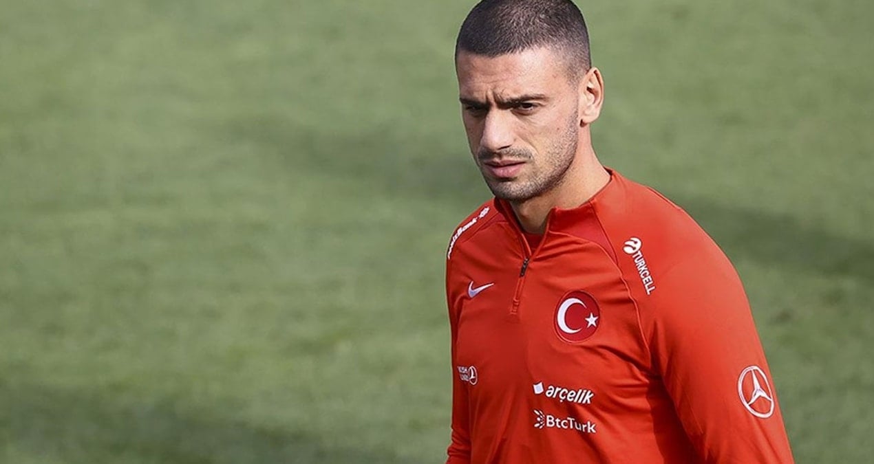 Milli yıldız Merih Demiral final maçında