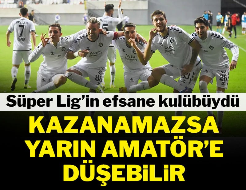 Altay kader maçına çıkıyor! Amatör Lig'e düşebilir