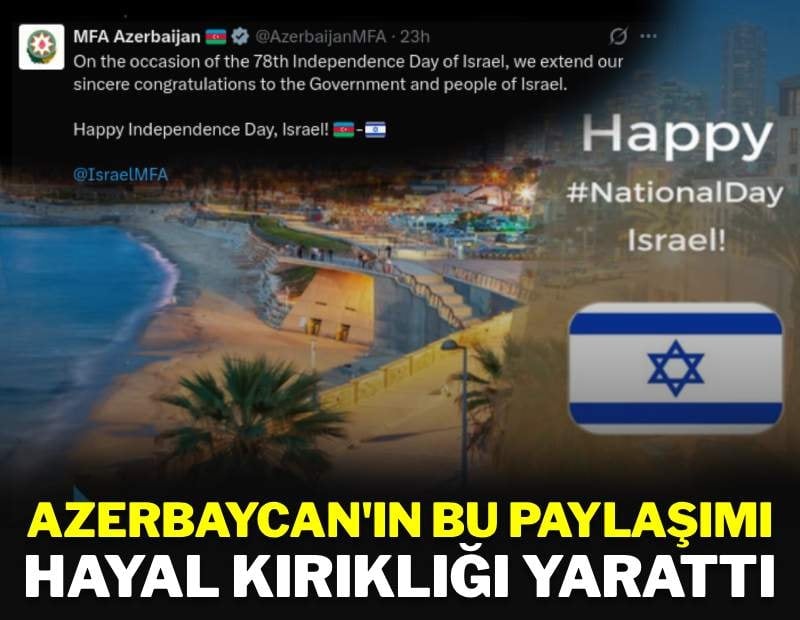 Azerbaycan'ın mesajı sosyal medyaya bomba gibi düştü: Türkiye'yi tehdit eden ülkeyi kutladı