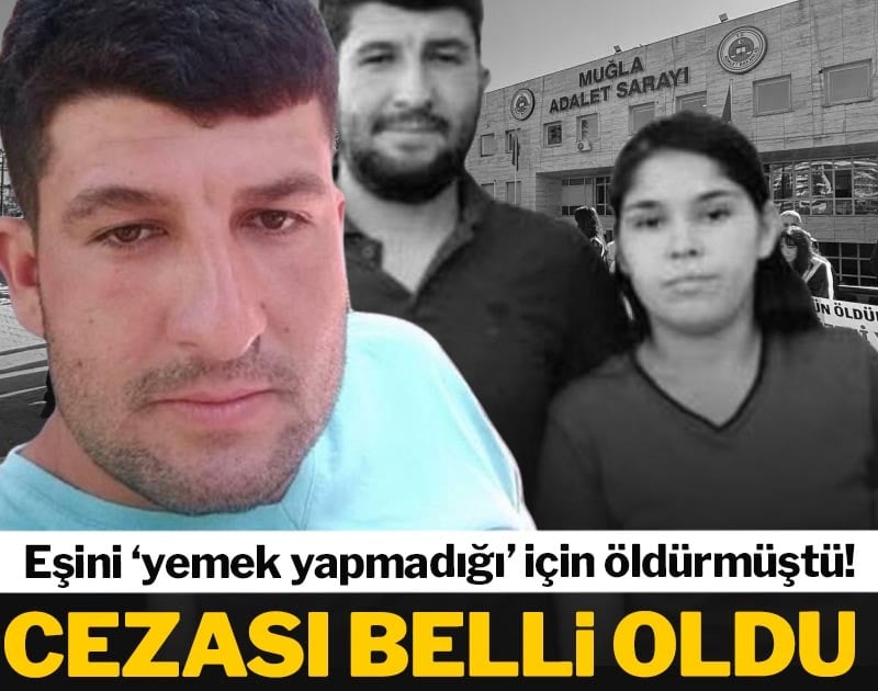Yemek yapmadığı için eşini öldürmüştü! Cezası belli oldu