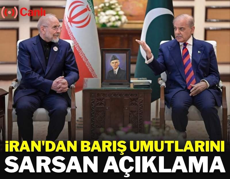 İran'dan barış umutlarını sarsan açıklama