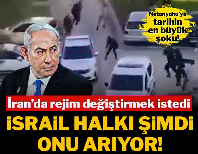 Netanyahu, tarihin en büyük şokunu yaşıyor! İran’da rejim değiştirmek istedi, İsrail halkı şimdi onu arıyor!