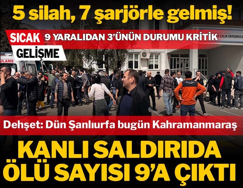 Son dakika... Bir kanlı okul saldırısı daha! 5 silah 7 şarjörle geldi: 9 ölü