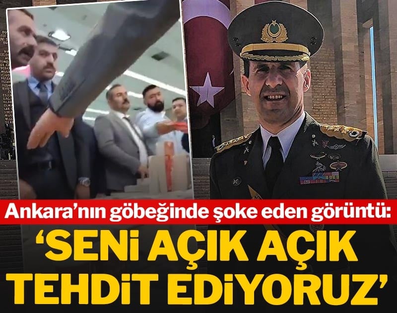 Ankara'nın göbeğinde şoke eden görüntü: 'Seni açık açık tehdit ediyoruz'