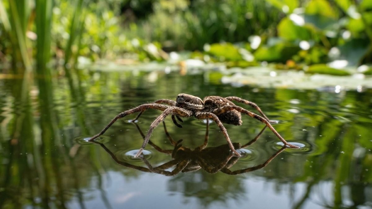Suyun üzerinde yürüyebilen örümcekler geri döndü