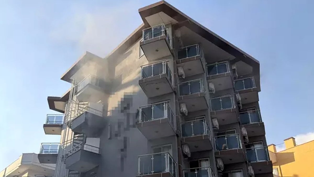 Antalya'da otelde yangın çıktı