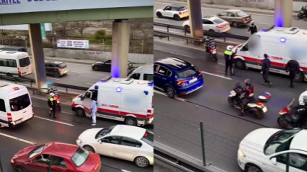 Hasta taşımadığı halde öncelikli yoldan giden ambulansa ceza kesildi