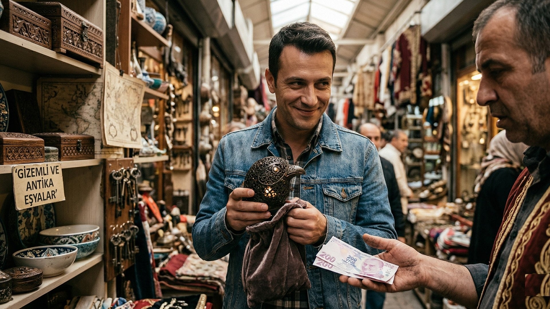 Bir ayakkabı parasına 45 milyon TL'lik eşyanın sahibi oldu