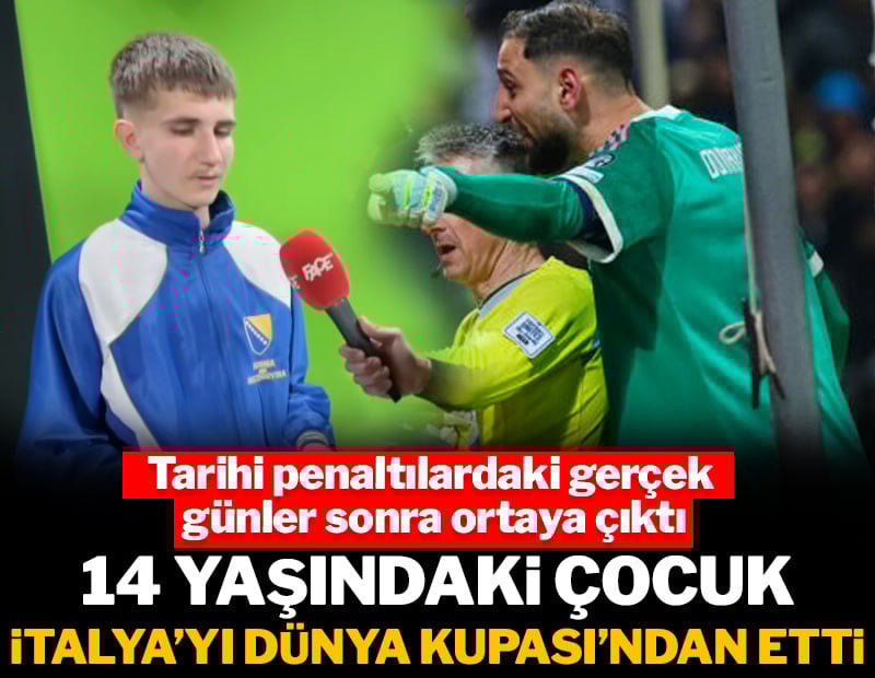 14 yaşındaki çocuk İtalya'yı Dünya Kupası'ndan etti